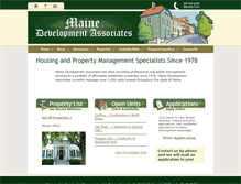 Tablet Screenshot of mainedevelopment.com